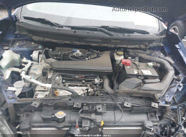 JN8AT2MT4KW258795 2019 NISSAN ROGUE Blue უკანა ხედი