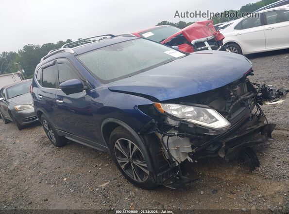 JN8AT2MT4KW258795 2019 NISSAN ROGUE Blue უკანა სალონის ხედი
