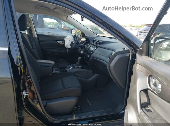 JN8AT2MT4KW502400 2019 NISSAN ROGUE Black წინა სალონის ხედი