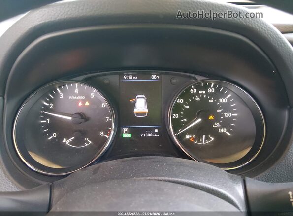 JN8AT2MT4LW007812 2020 NISSAN ROGUE Gray Հետևի նստատեղերի տեսք