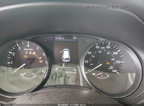 JN8AT2MT4LW018180 2020 NISSAN ROGUE Gray Widok tylnych siedzeń