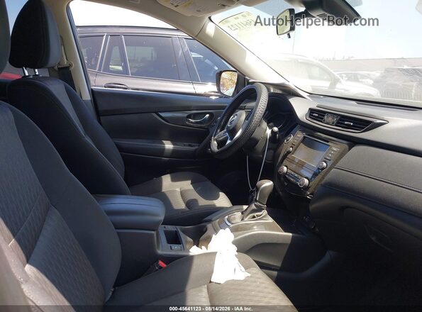 JN8AT2MT4LW039997 2020 NISSAN ROGUE Black წინა სალონის ხედი