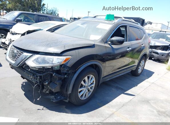 JN8AT2MT4LW039997 2020 NISSAN ROGUE Black წინა მარცხენა ხედი სამი მეოთხედიდან
