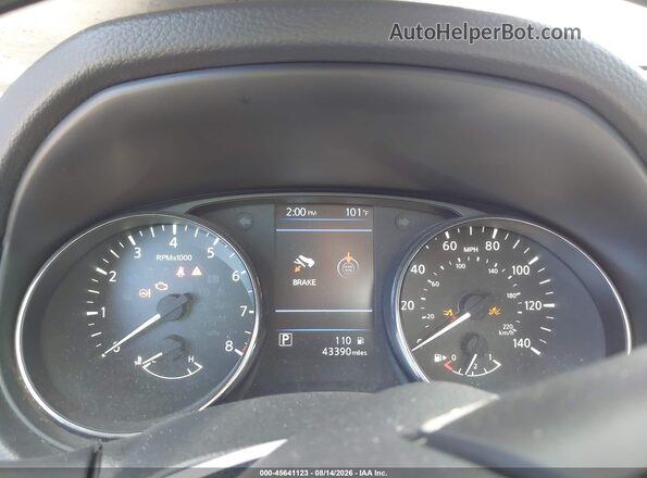 JN8AT2MT4LW039997 2020 NISSAN ROGUE Black უკანა სავარძლების ხედი