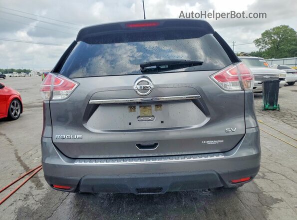 JN8AT2MT5GW002219 2016 NISSAN ROGUE Gray Вид ззаду