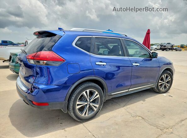 JN8AT2MT5HW140697 2017 NISSAN ROGUE Blue Tył prawy