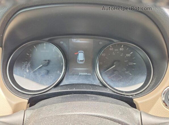 JN8AT2MT5HW140697 2017 NISSAN ROGUE Blue Widok zestawu wskaźników
