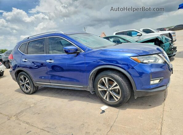 JN8AT2MT5HW140697 2017 NISSAN ROGUE Blue Przód prawy