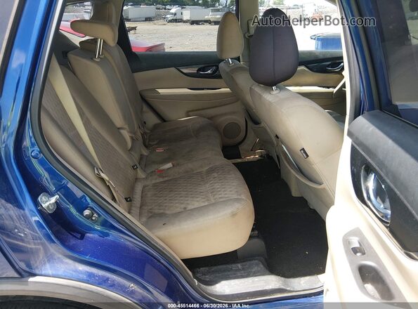 JN8AT2MT5HW152171 2017 NISSAN ROGUE Blue Widok naklejki z numerem VIN