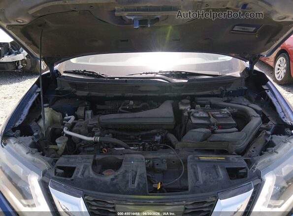 JN8AT2MT5HW152171 2017 NISSAN ROGUE Blue Widok z tyłu