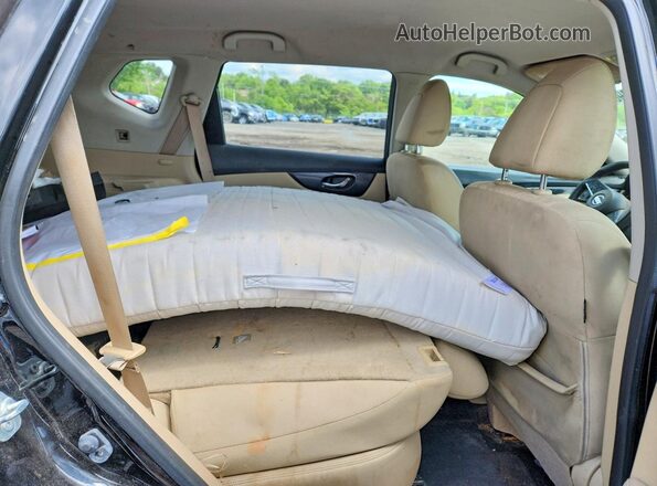 JN8AT2MT5HW391137 2017 NISSAN ROGUE Black Vista de los asientos traseros