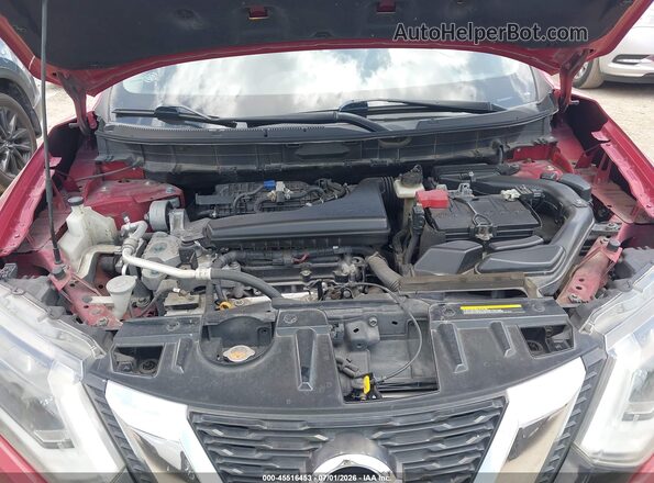 JN8AT2MT5HW394734 2017 NISSAN ROGUE Red Вид ззаду