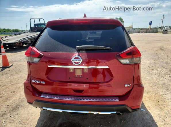 JN8AT2MT5HW399528 2017 NISSAN ROGUE Red Հետևի տեսք