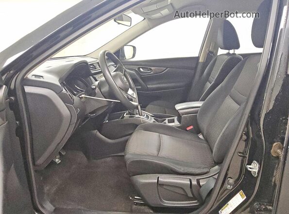 JN8AT2MT5JW452315 2018 NISSAN ROGUE Black Widok wnętrza z przodu