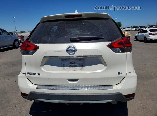 JN8AT2MT5JW468191 2018 NISSAN ROGUE Белый Вид сзади
