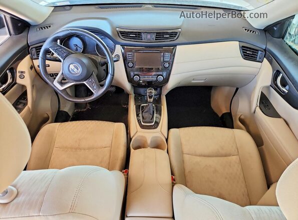 JN8AT2MT5KW268557 2019 NISSAN ROGUE White Вид панелі приладів