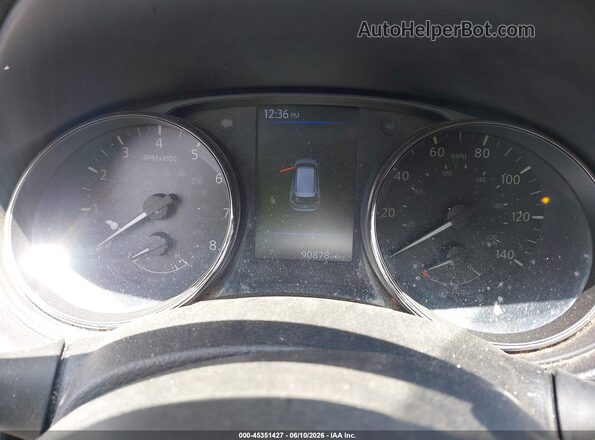 JN8AT2MT5LW015417 2020 NISSAN ROGUE White Widok tylnych siedzeń