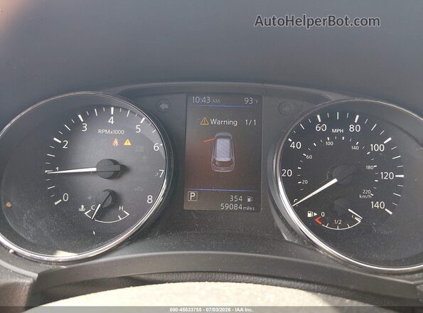 JN8AT2MT5LW035571 2020 NISSAN ROGUE White Vista de los asientos traseros