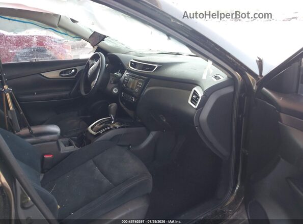 JN8AT2MT7GW005297 2016 NISSAN ROGUE Black Widok wnętrza z przodu