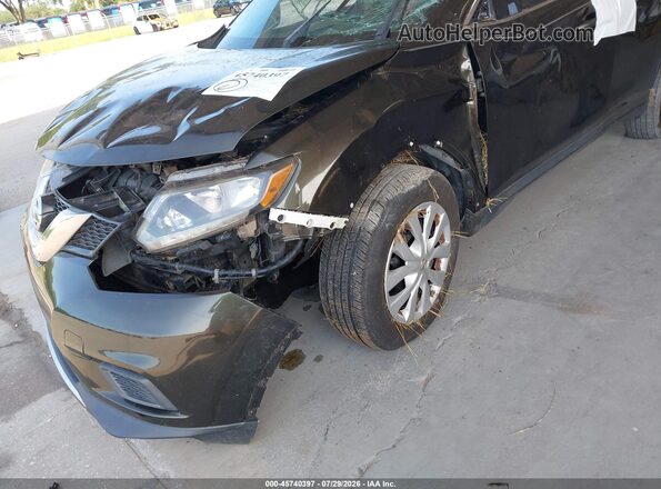 JN8AT2MT7GW005297 2016 NISSAN ROGUE Black Widok z przodu