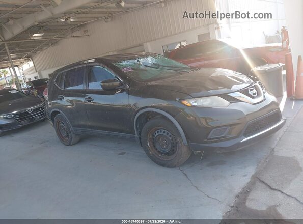 JN8AT2MT7GW005297 2016 NISSAN ROGUE Black Widok wnętrza z tyłu