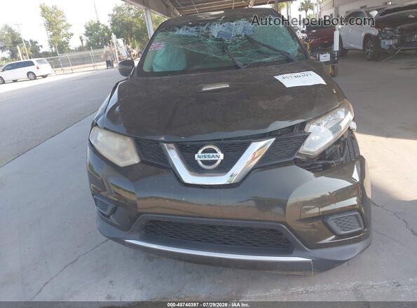 JN8AT2MT7GW005297 2016 NISSAN ROGUE Black Widok zestawu wskaźników