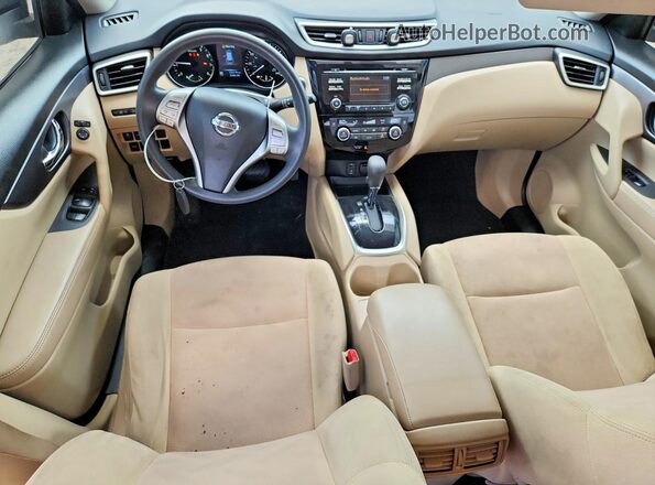 JN8AT2MT7GW005526 2016 NISSAN ROGUE White Вид панелі приладів
