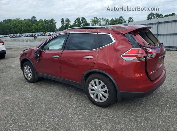JN8AT2MT7GW016722 2016 NISSAN ROGUE Burgundy Trasero izquierdo