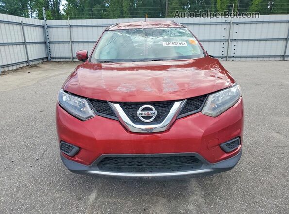 JN8AT2MT7GW016722 2016 NISSAN ROGUE Burgundy Vista frontal