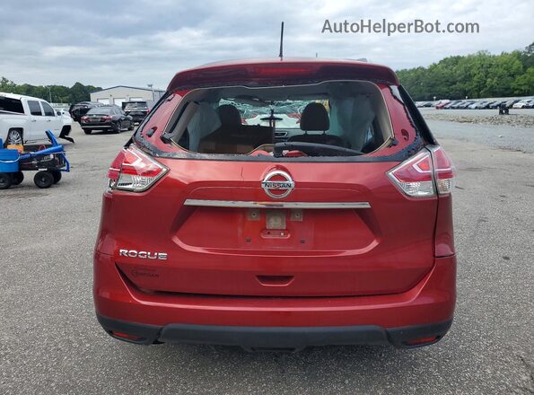 JN8AT2MT7GW016722 2016 NISSAN ROGUE Burgundy Vista trasera