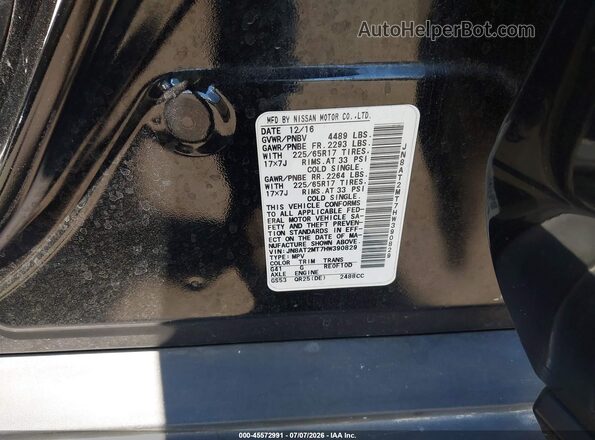 JN8AT2MT7HW390829 2017 NISSAN ROGUE Серый Вид подкапотного пространства