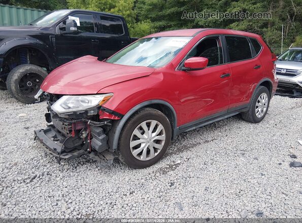 JN8AT2MT7HW395237 2017 NISSAN ROGUE Red Przód lewy