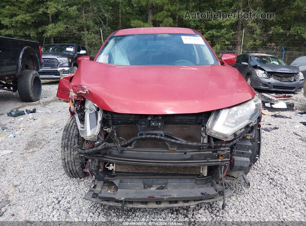 JN8AT2MT7HW395237 2017 NISSAN ROGUE Red Widok wnętrza z tyłu
