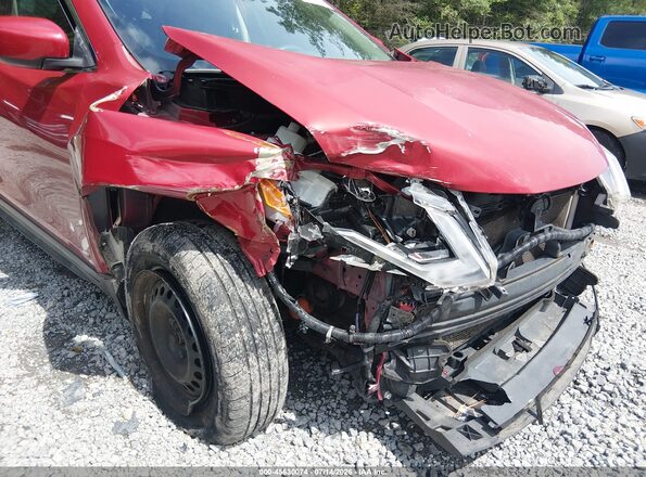 JN8AT2MT7HW395237 2017 NISSAN ROGUE Red Widok z przodu