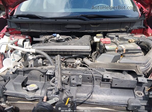 JN8AT2MT7HW395237 2017 NISSAN ROGUE Red Widok z tyłu