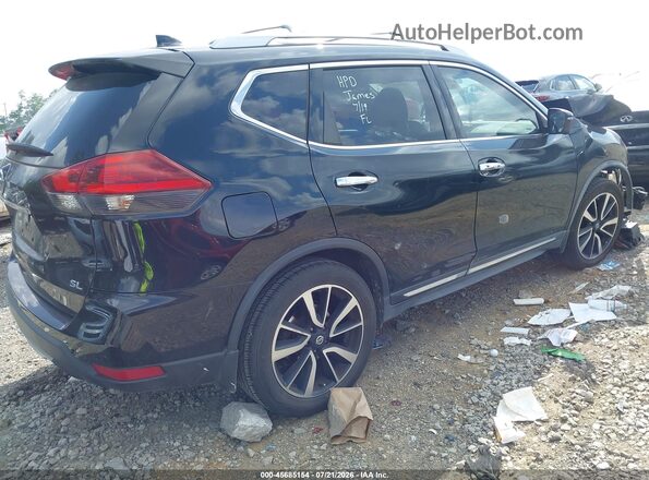 JN8AT2MT7JW468306 2018 NISSAN ROGUE Черный Задняя правая четверть