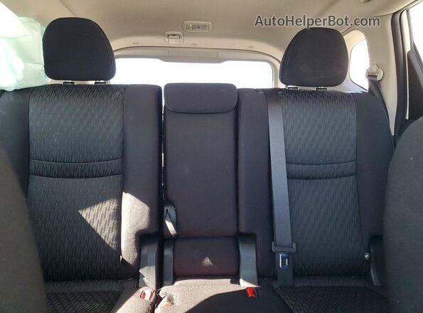 JN8AT2MT7KW256118 2019 NISSAN ROGUE White უკანა სავარძლების ხედი