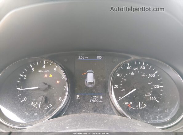 JN8AT2MT7KW267717 2019 NISSAN ROGUE Blue Հետևի նստատեղերի տեսք