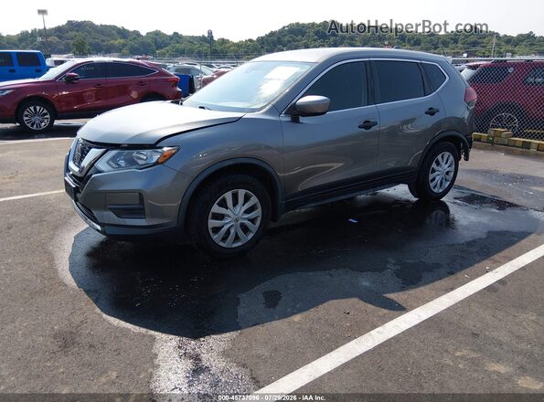 JN8AT2MT7LW008579 2020 NISSAN ROGUE Gray Vista tres cuartos delantera izquierda