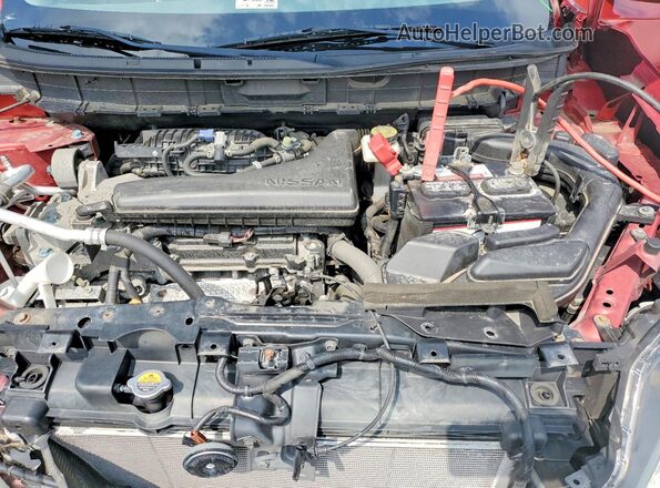 JN8AT2MT8GW005020 2016 NISSAN ROGUE Red Widok wnętrza z tyłu