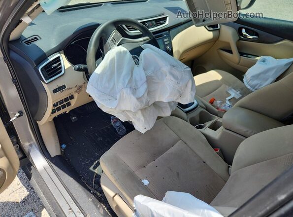 JN8AT2MT8GW006944 2016 NISSAN ROGUE Gray Առջևի վահանակի տեսք