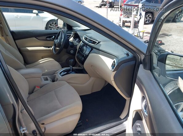JN8AT2MT8GW027129 2016 NISSAN ROGUE Gray Widok wnętrza z przodu