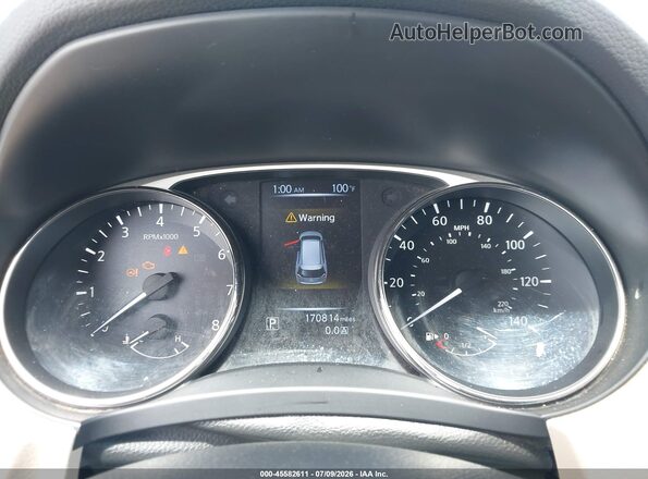 JN8AT2MT8GW027129 2016 NISSAN ROGUE Gray Widok tylnych siedzeń