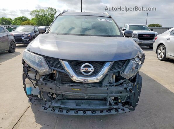JN8AT2MT8GW028426 2016 NISSAN ROGUE Gray Front view