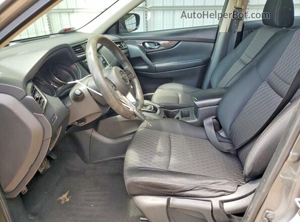 JN8AT2MT8HW131668 2017 NISSAN ROGUE Gray Widok wnętrza z przodu