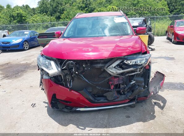 JN8AT2MT8HW402826 2017 NISSAN ROGUE Red ხელსაწყოთა პანელის ხედი