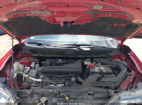 JN8AT2MT8HW402826 2017 NISSAN ROGUE Red უკანა ხედი