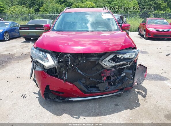JN8AT2MT8HW402826 2017 NISSAN ROGUE Red წინა ხედი