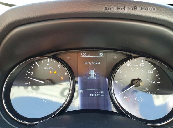 JN8AT2MT8HW404821 2017 NISSAN ROGUE Gray Vista del cuadro de instrumentos