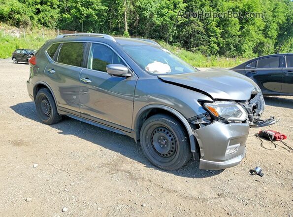 JN8AT2MT8HW404821 2017 NISSAN ROGUE Gray Delantero derecho